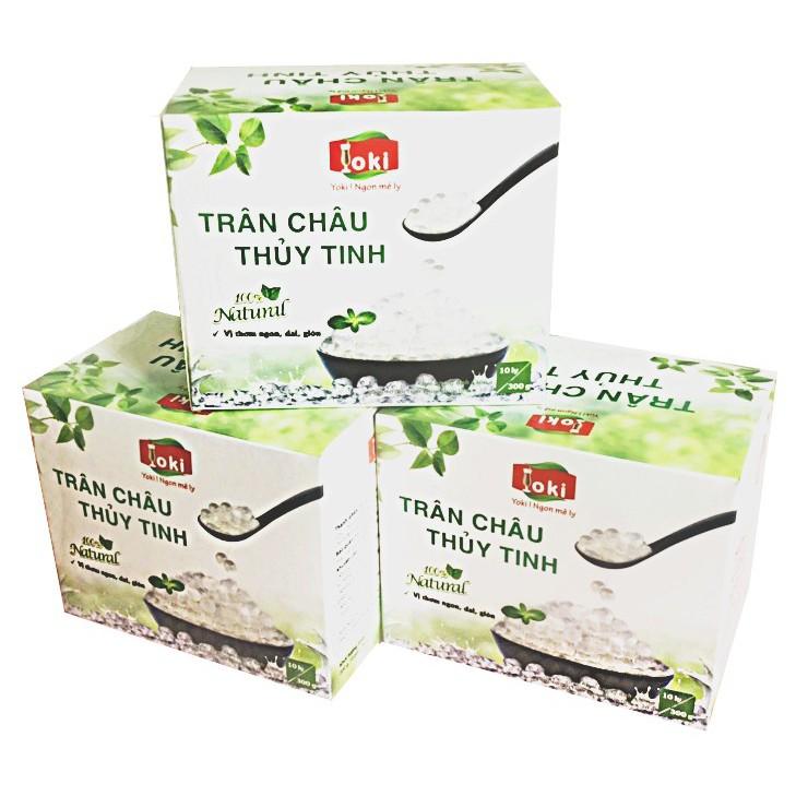 Trân châu thủy tinh Yoki 300g