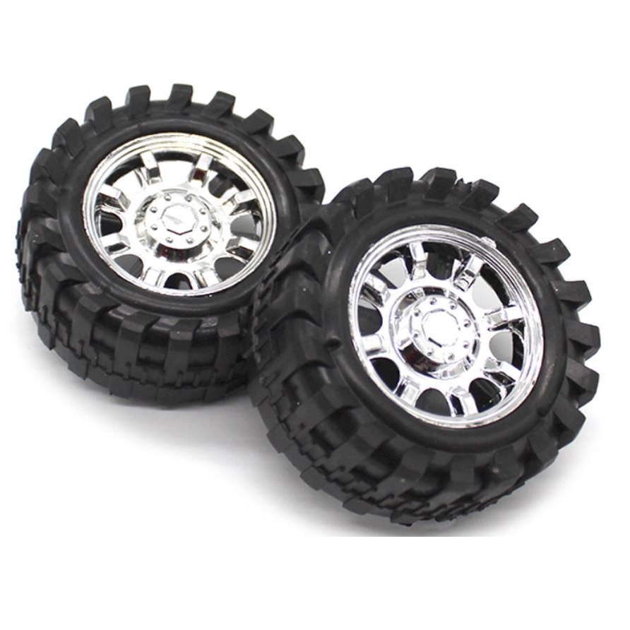 Bánh xe nhựa cỡ lớn đường kính 58mm trục 2.5mm để chế tạo, giá bán 1 cái