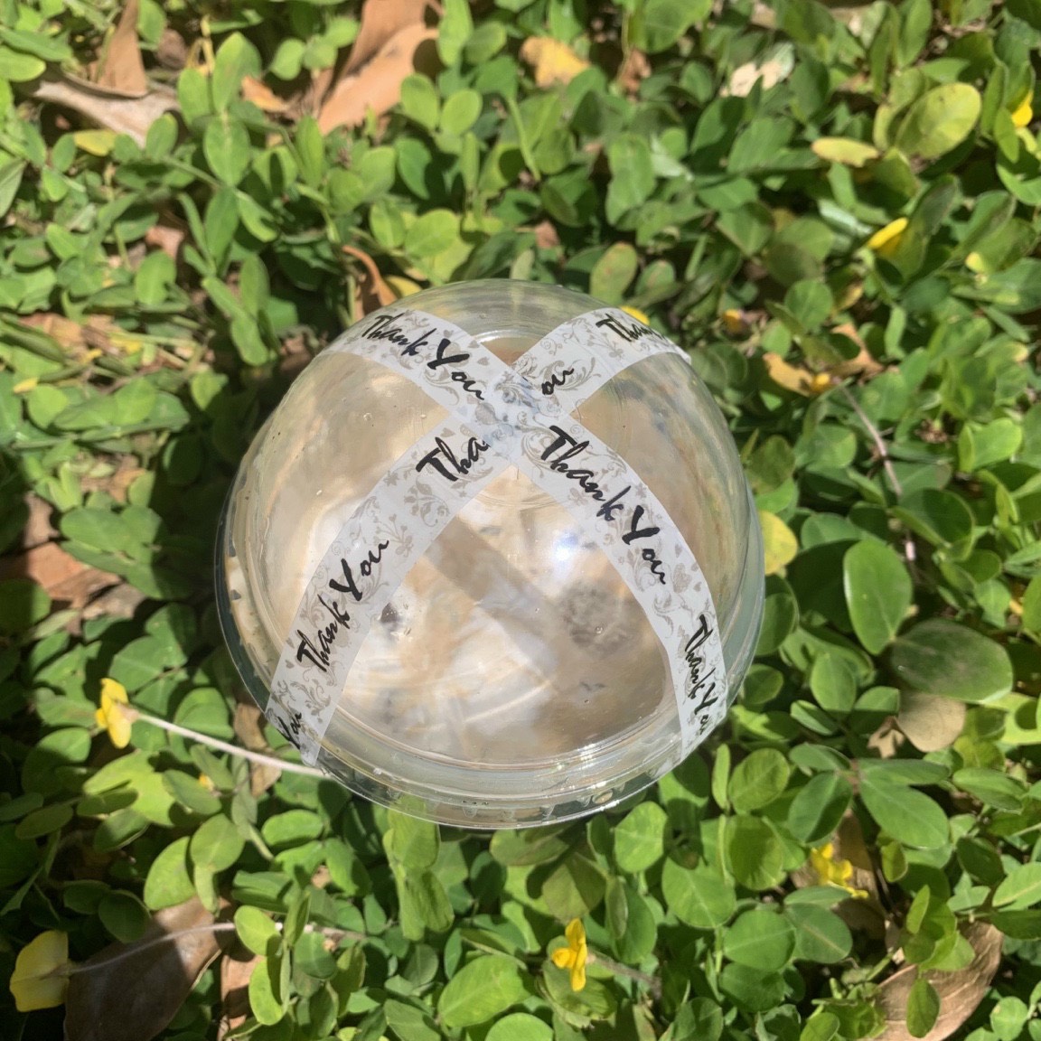 Cuộn Băng keo THANK YOU dán ly cafe - nắp hộp ATD111
