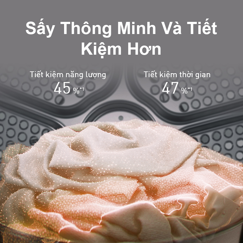 Máy Sấy Panasonic 10,5kg NH-EH05JD1BV - Sấy diệt khuẩn 99,99% - Sấy thông minh - Sấy tiết kiệm - Hàng chính hãng