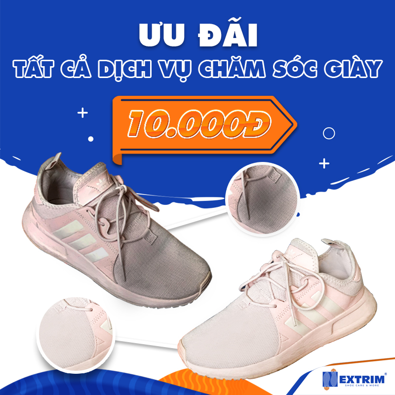 - Vệ sinh giày EXTRIM GIẢM 10K tất cả dịch vụ Chăm sóc giày