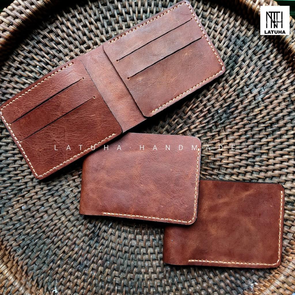 VÍ DA HANDMADE MÀU NÂU