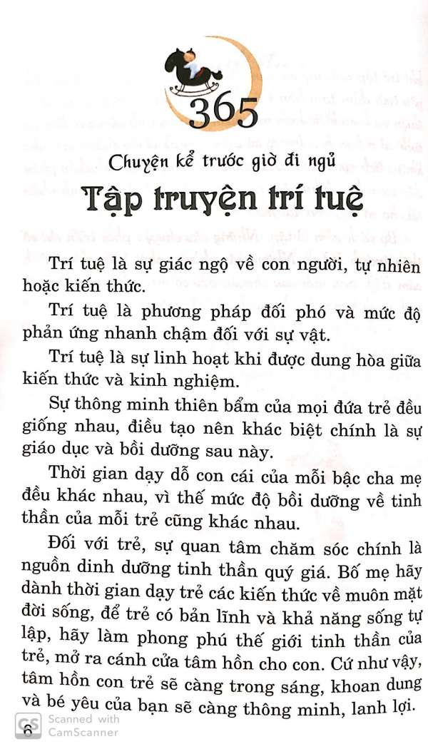 Sách: 365 Chuyện Kể Trước Giờ Đi Ngủ - Những Câu Chuyện Phát Triển Chỉ Số IQ Tập 1