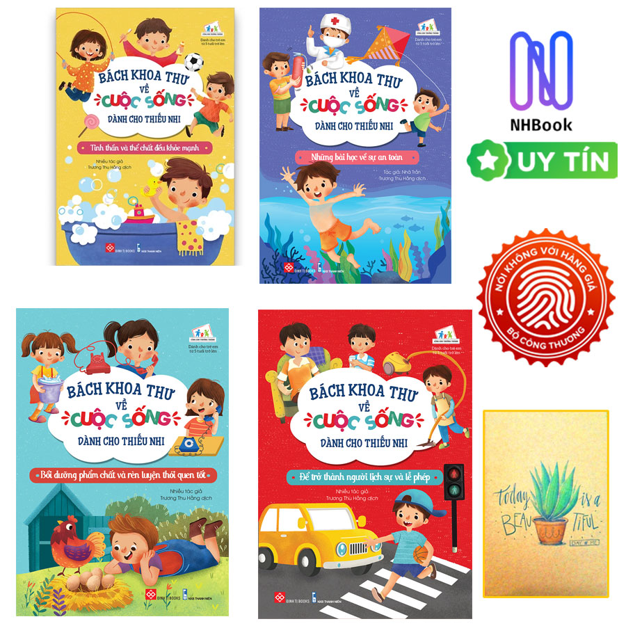 Combo Bách Khoa Thư Về Cuộc Sống Dành Cho Thiếu Nhi - Tặng sổ tay xương rồng - Đinh Tị Books