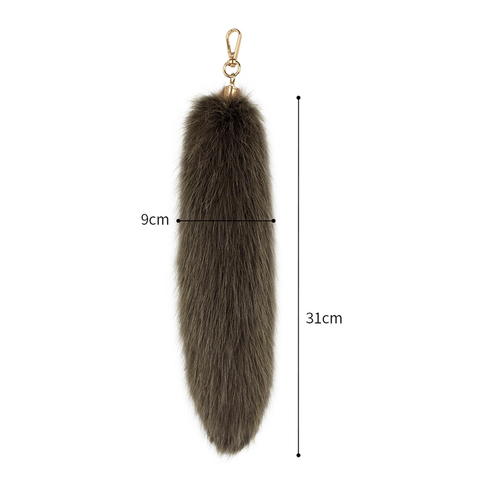 Faux  Tails Pendant Plush Tail Keychain Pendant Hanging Pendant Ornament Car Bag Charm Pendant for Wallet, Tote Bag, Handbag, Women Men Gifts