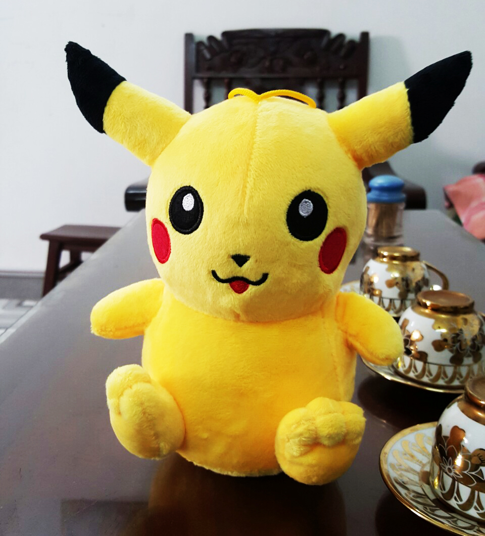 Gấu bông Pikachu ngồi dễ thương cho bé chuẩn form (20cm---&gt;70cm) hàng Việt Nam chất lượng cao, an toàn cho trẻ nhỏ