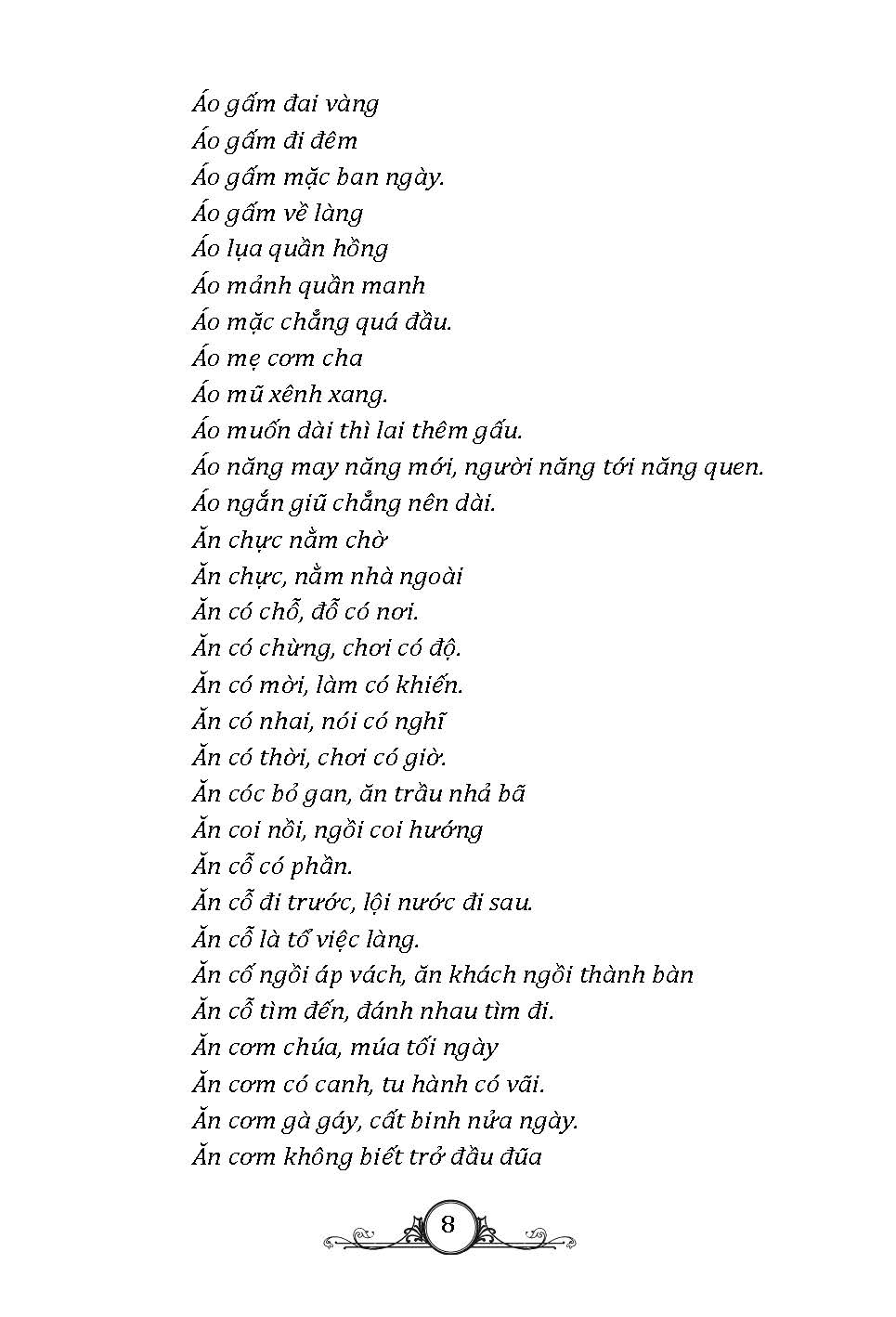 Tục Ngữ Việt Nam Tuyển Chọn