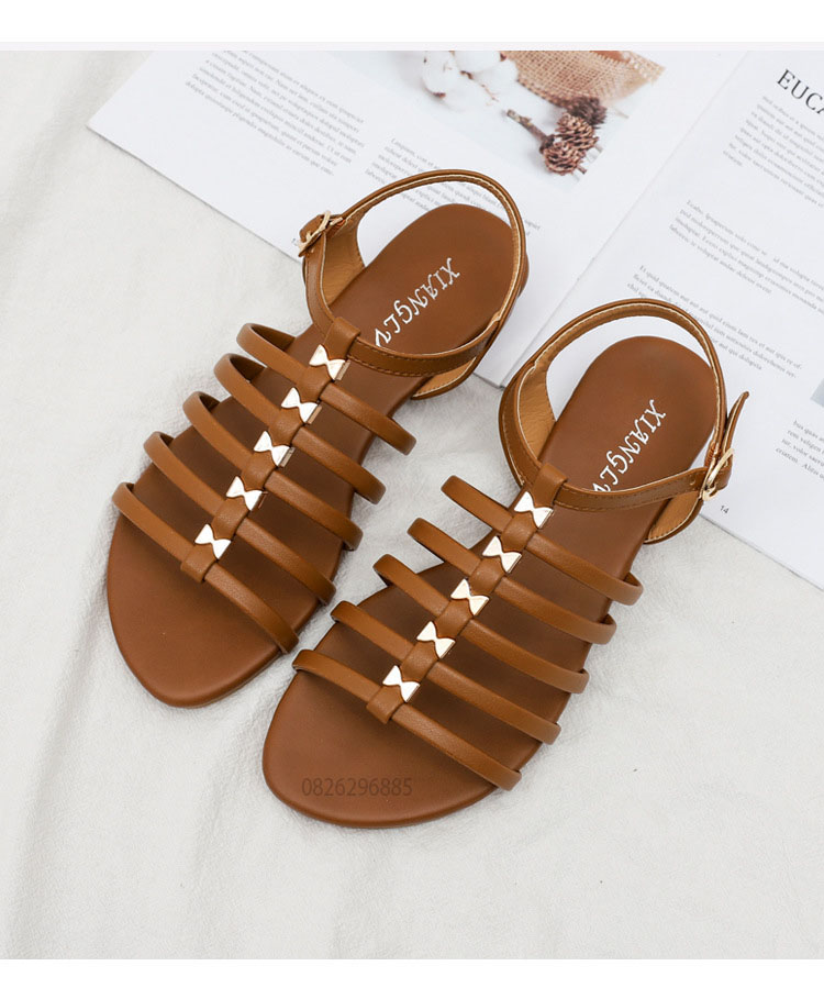 Giày quai ngang nữ giày sandals nữ dép quai hậu nữ cao 2.5 cm - 588-61.G36