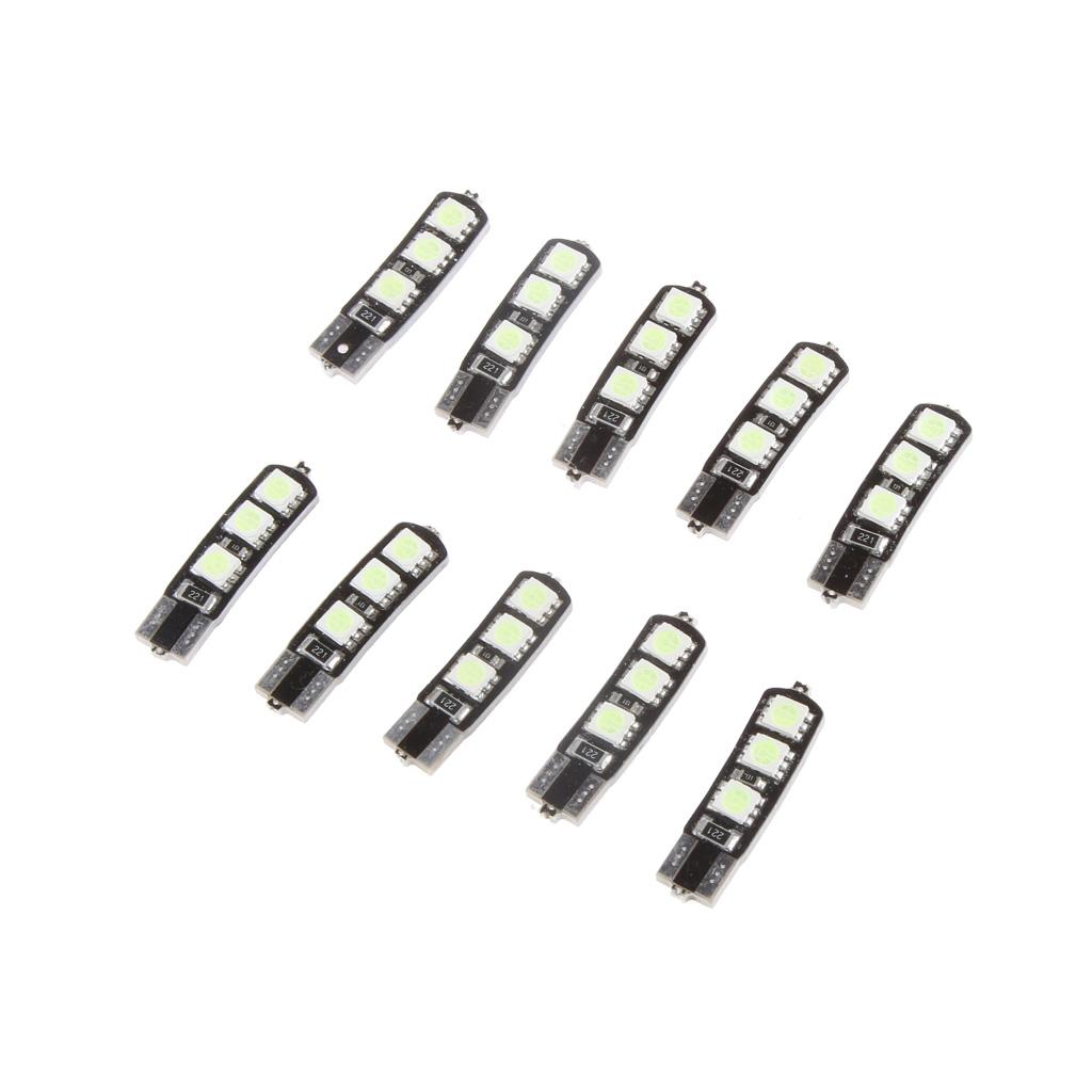 10 T10 5050 6SMD   12V  Wedge  Lamp Ice