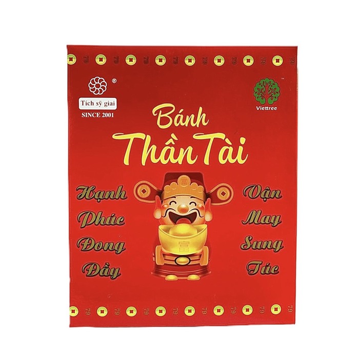 Bánh bạc Thần Tài Tích Sỹ Giai hộp 279gram