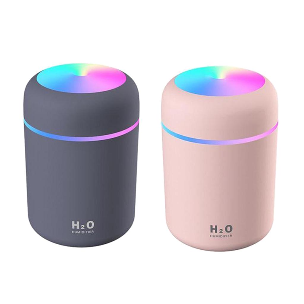 2pcs USB Essential Oil Diffuser Portable Air Humidifiers Auto Shut Off