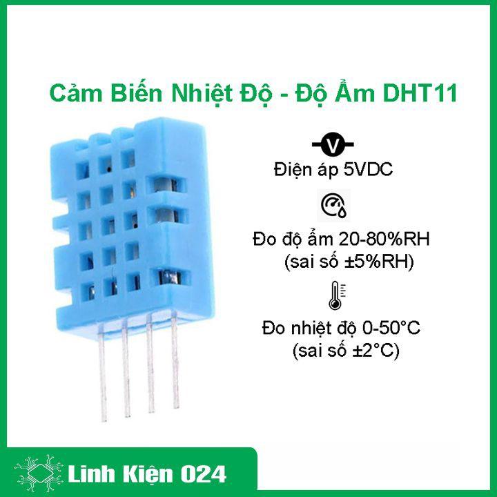 Cảm Biến Nhiệt Độ -Độ Độ Ẩm DHT11