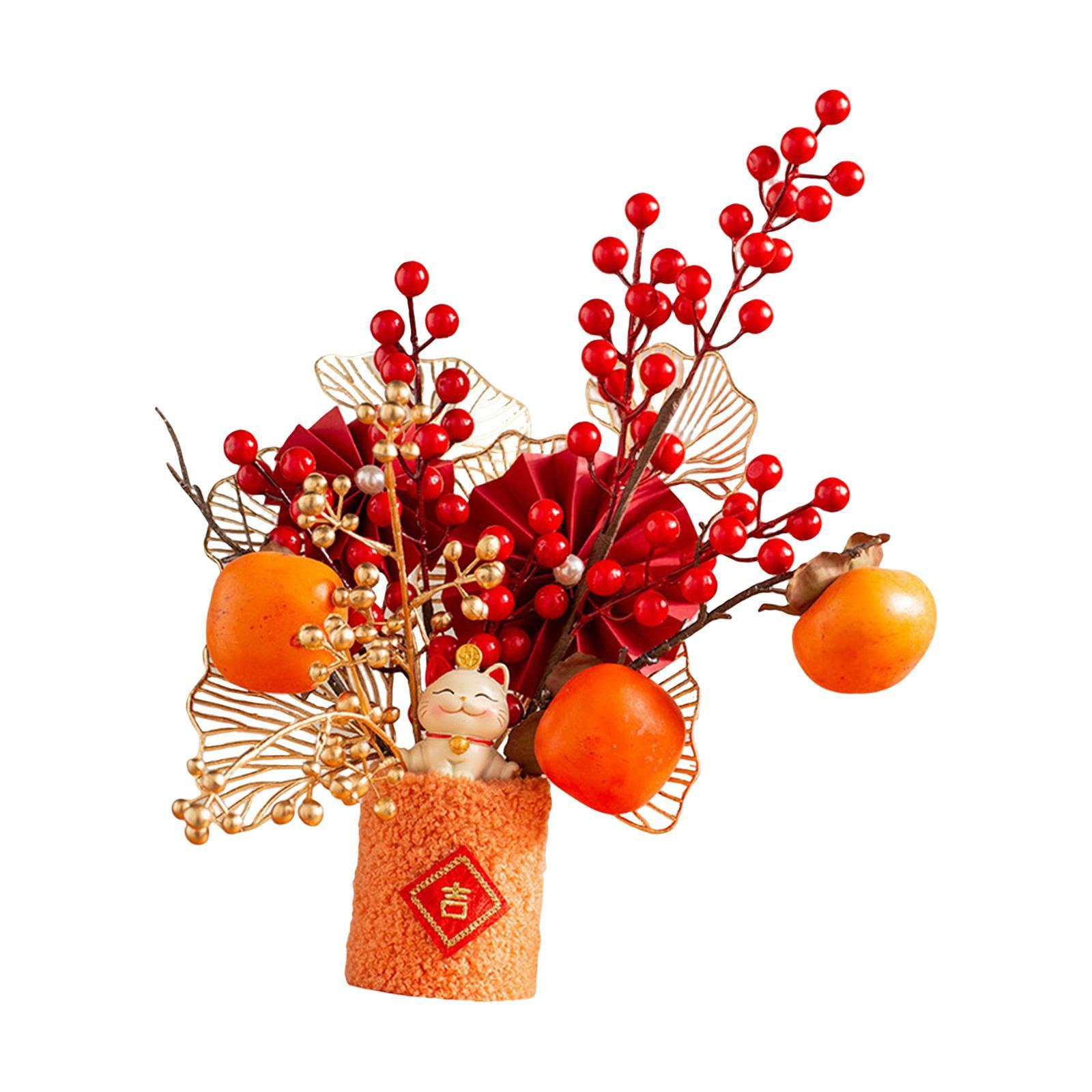 Artificial Bonsai New Year Ornaments