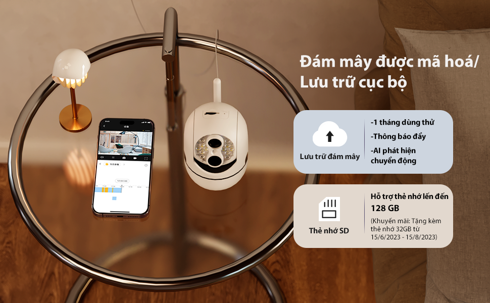 Camera Wifi IPC360 Home Minion, chất lượng video 1080p , xoay 360 độ