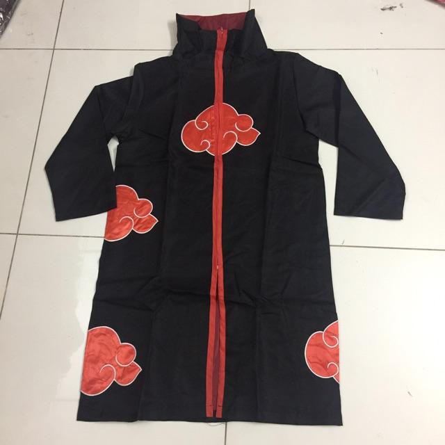 (Có Sẵn) Áo khoác Akatsuki cosplay Itachi hóa trang anime Naruto (HDCOSPLAY)