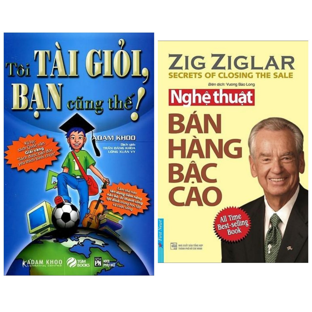 Combo Kỹ Năng Tư Duy và Bán Hàng Đỉnh Cao: Nghệ Thuật Bán Hàng Bậc Cao + Tôi Tài Giỏi, Bạn Cũng Thế! (Tặng Kèm Bookmark Green Life)