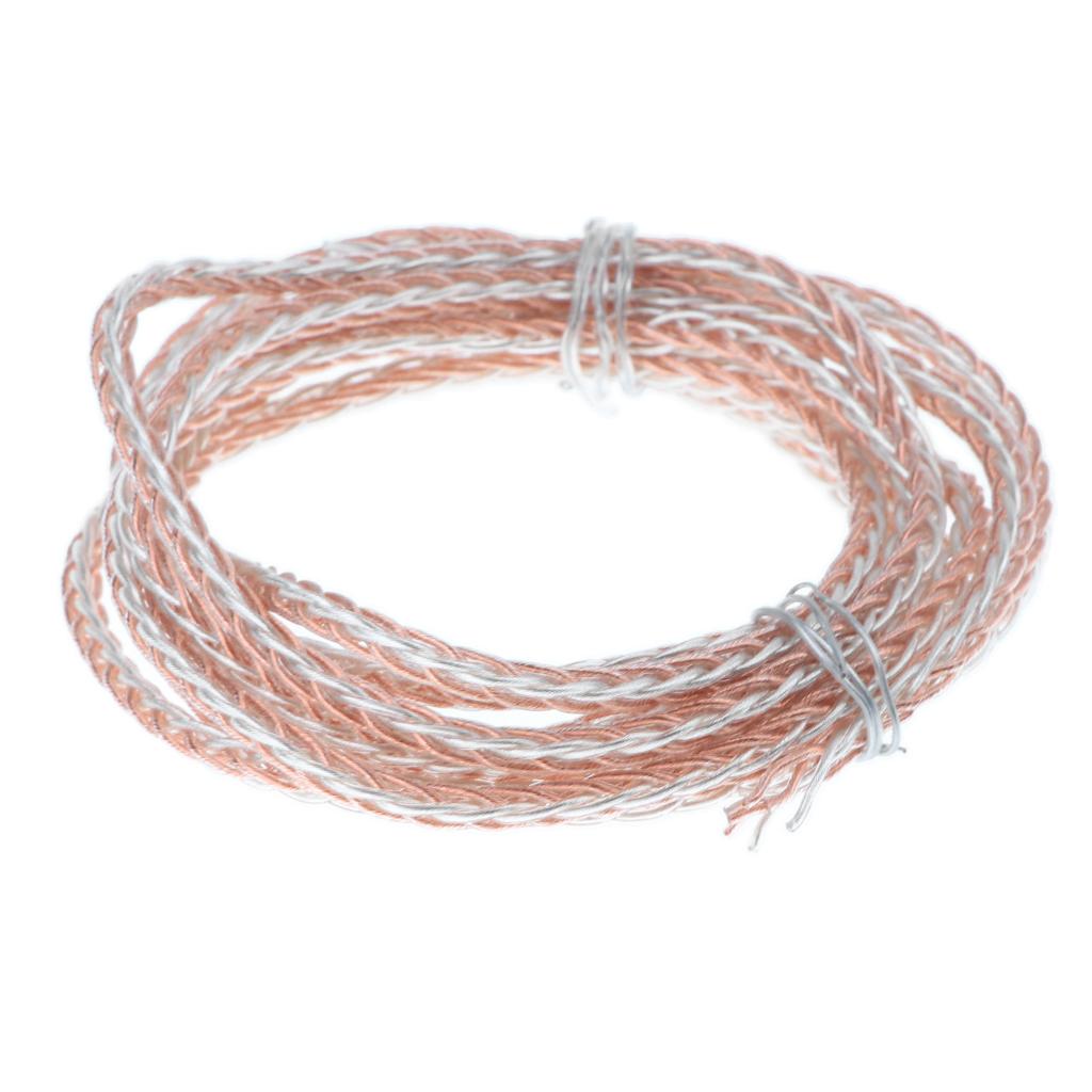 7N OCC Copper Wire, DIY HiFi Audio Cable for Earphone 2m