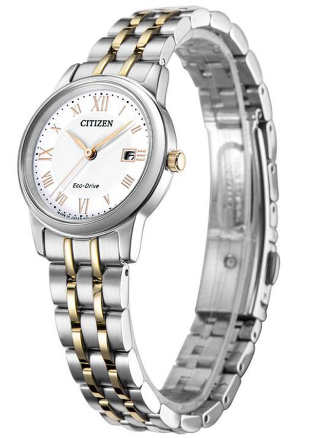 Đồng Hồ Nữ Citizen Dây Thép Không Gỉ EW2314-58A - Mặt Trắng (Sapphire)