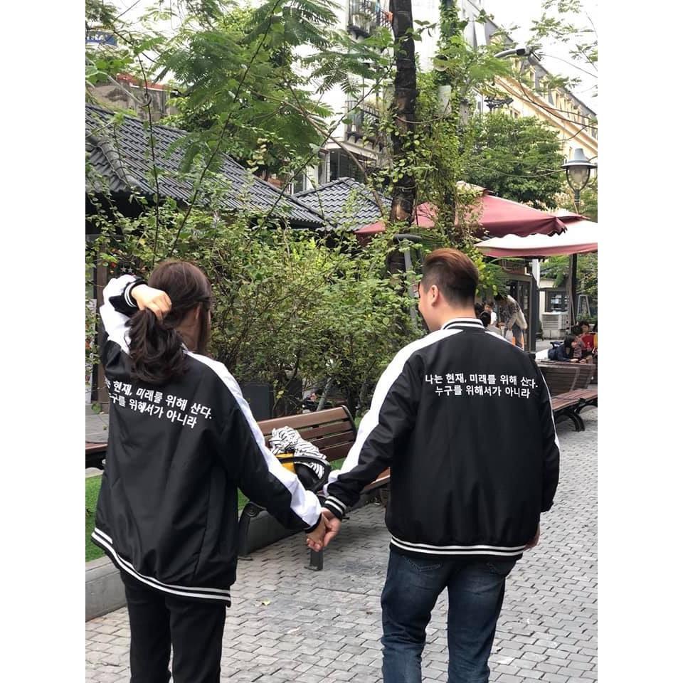 Áo Khoác Dù Nam Nữ Unisex - Áo Khoác Jacket Bombers Sọc Tay - LP.STORE