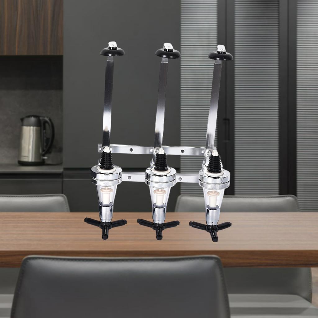 Portable   Dispenser Cocktails Drinks Bracket Rack Bar 2 Bottle