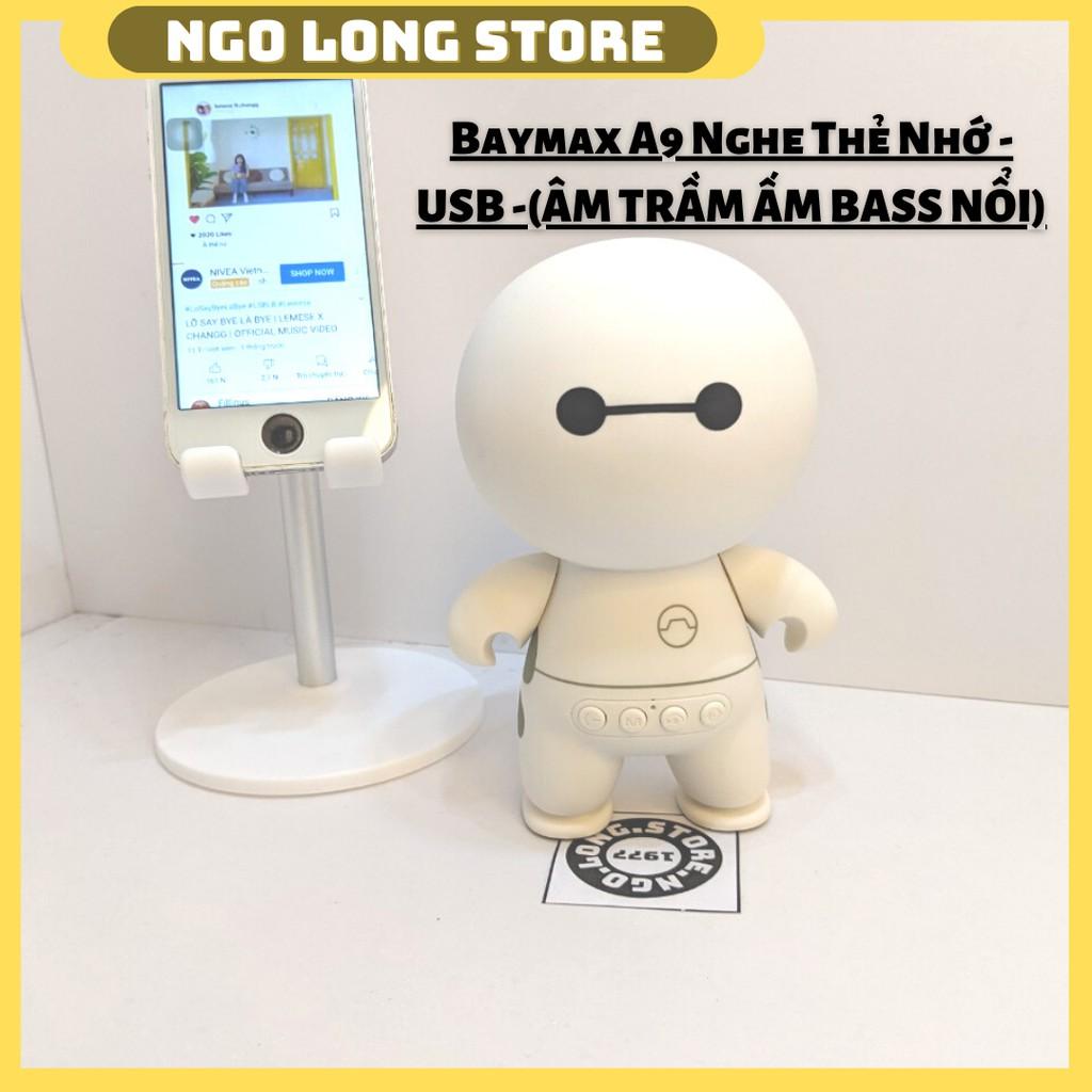 Loa nghe nhạc Bluetooth Mini Baymax A9 Nghe Thẻ Nhớ - USB -