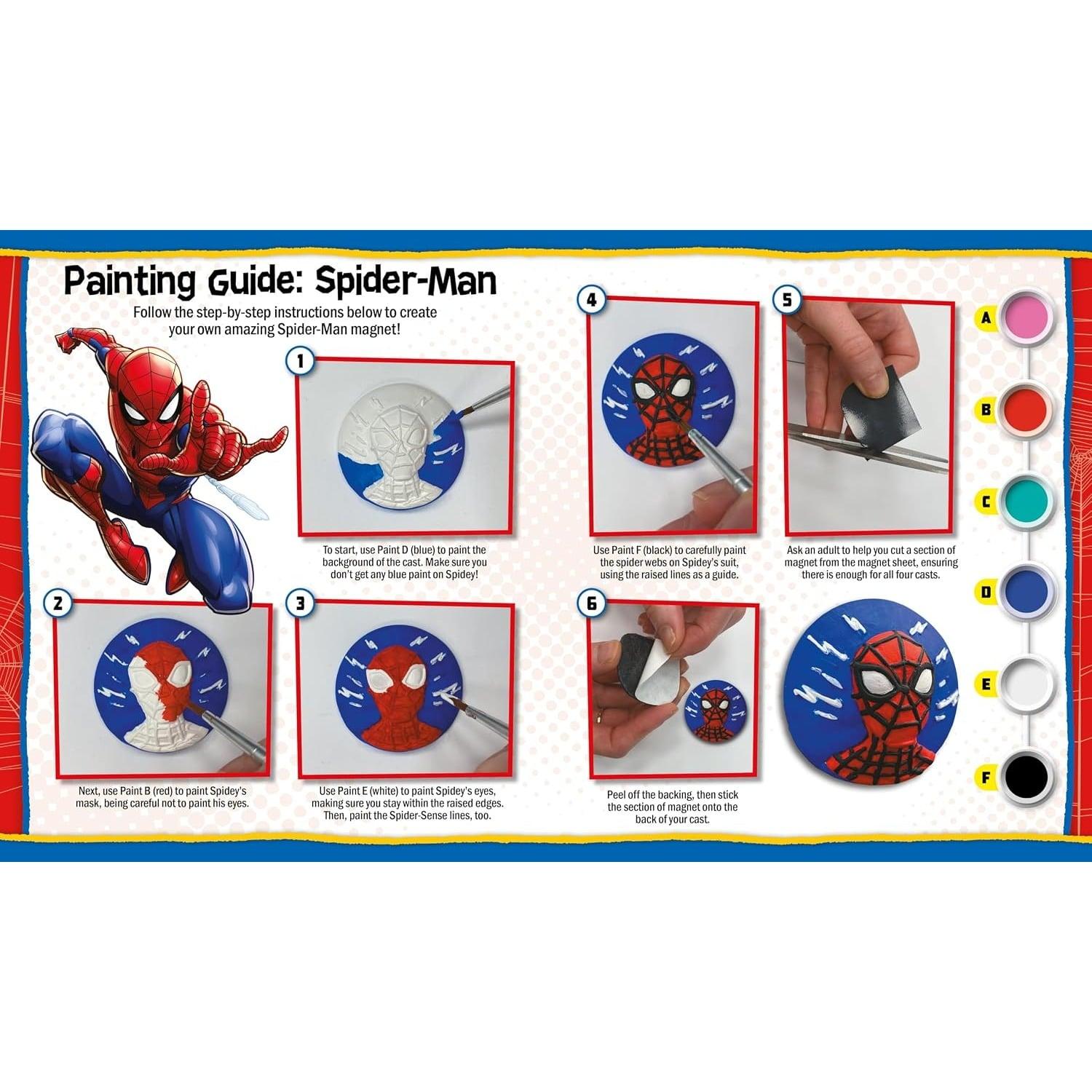Sách Marvel Spider-Man: Fridge Magnets Activity Book And Craft Kit