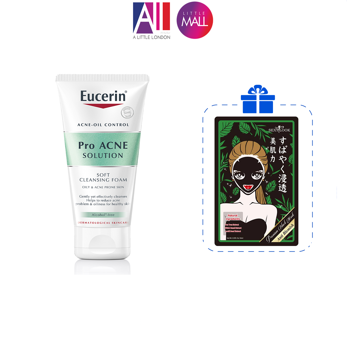Sữa rửa mặt tạo bọt da mụn Eucerin Pro Acne Cleansing Foam 50g/150g
