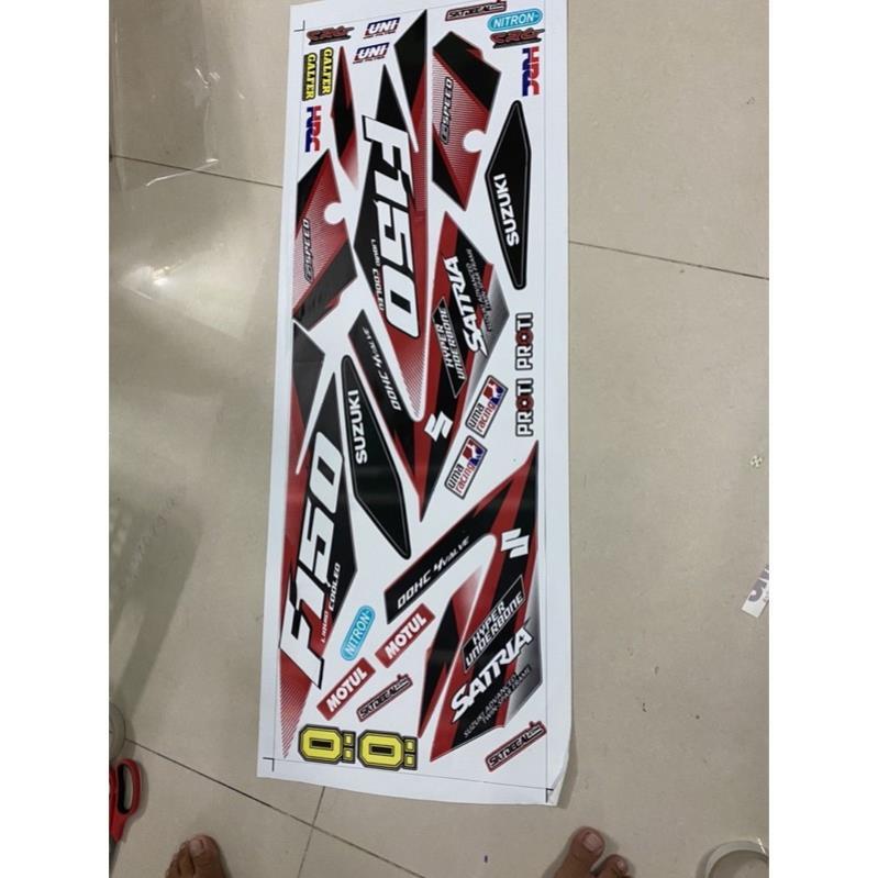 Tem xe satria fi bảo hành màu sắc vĩnh viễn