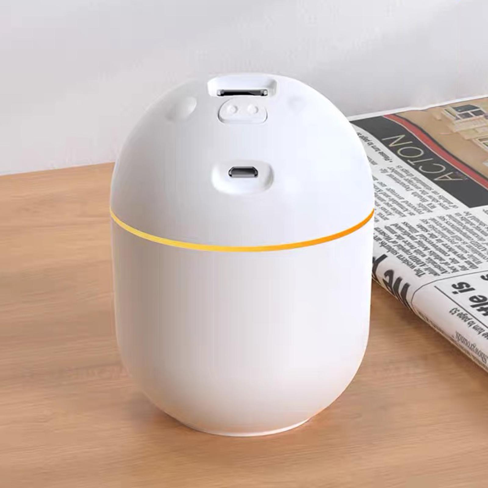 Portable Mini Humidifier, 250ml Mist Humidifier, USB Personal Desktop Humidifier for Bedroom Home Baby Room Car Office, Ultra-Quiet, Auto Shut-Off