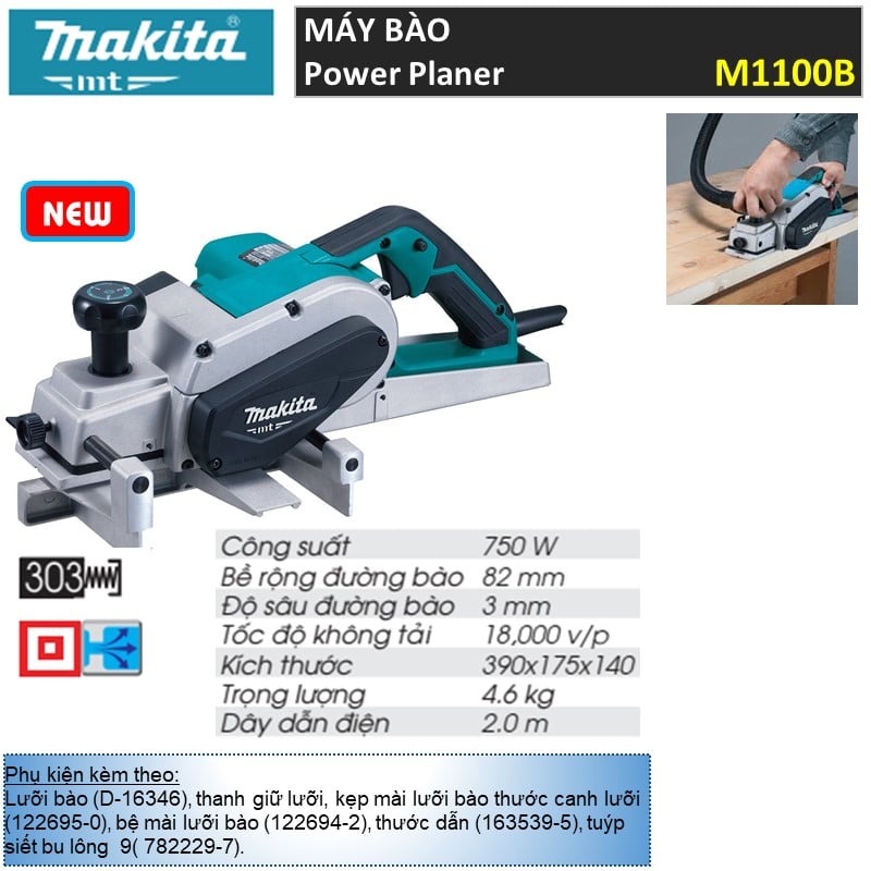 Máy bào (82mm) Makita - M1100B