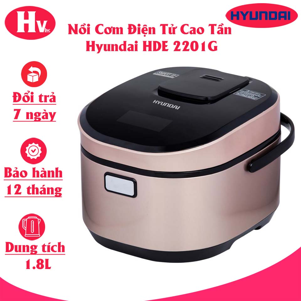 Nồi Cơm Điện Tử Cao Tần Hyundai HDE 2201G (1.8L) - Hàng chính hãng