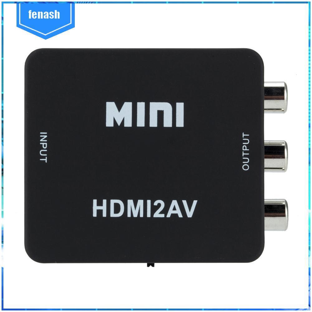 ✪Bộ Chuyển Đổi HDMI Sang AV Hỗ Trợ NTSC PAL Cho PS3 DVD Player PC