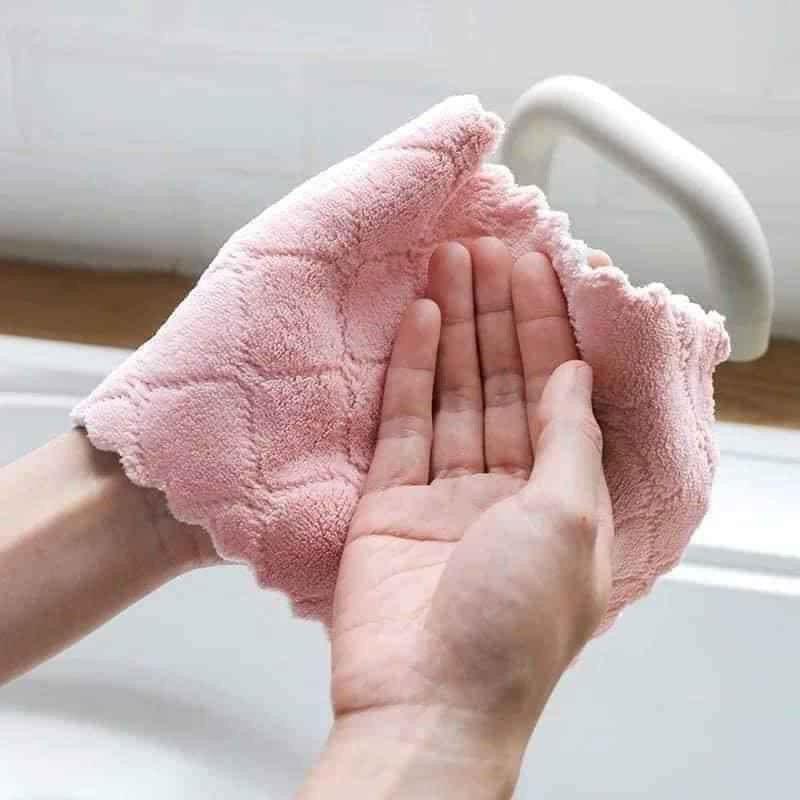 COMBO 10 KHĂN LÔNG LAU, NHÀ BẾP ĐỒ DÙNG BẾP DỤNG CỤ VỆ SINH