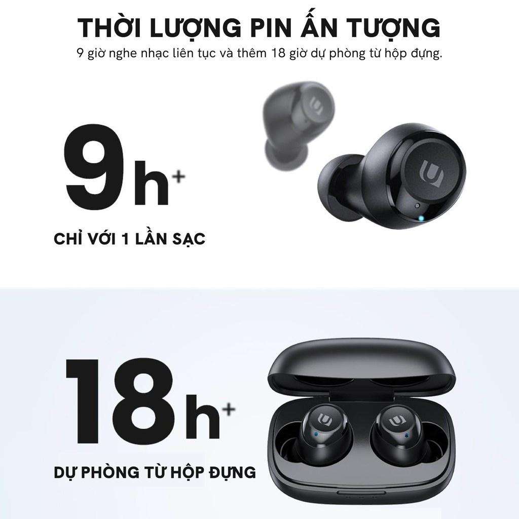 Tai nghe Bluetooth TWS UGREEN Hi-tune WS100 - Âm thanh Hifi, chống nước IPX5, sạc 15 phút nghe nhạc 2 giờ - Hàng Chính Hãng