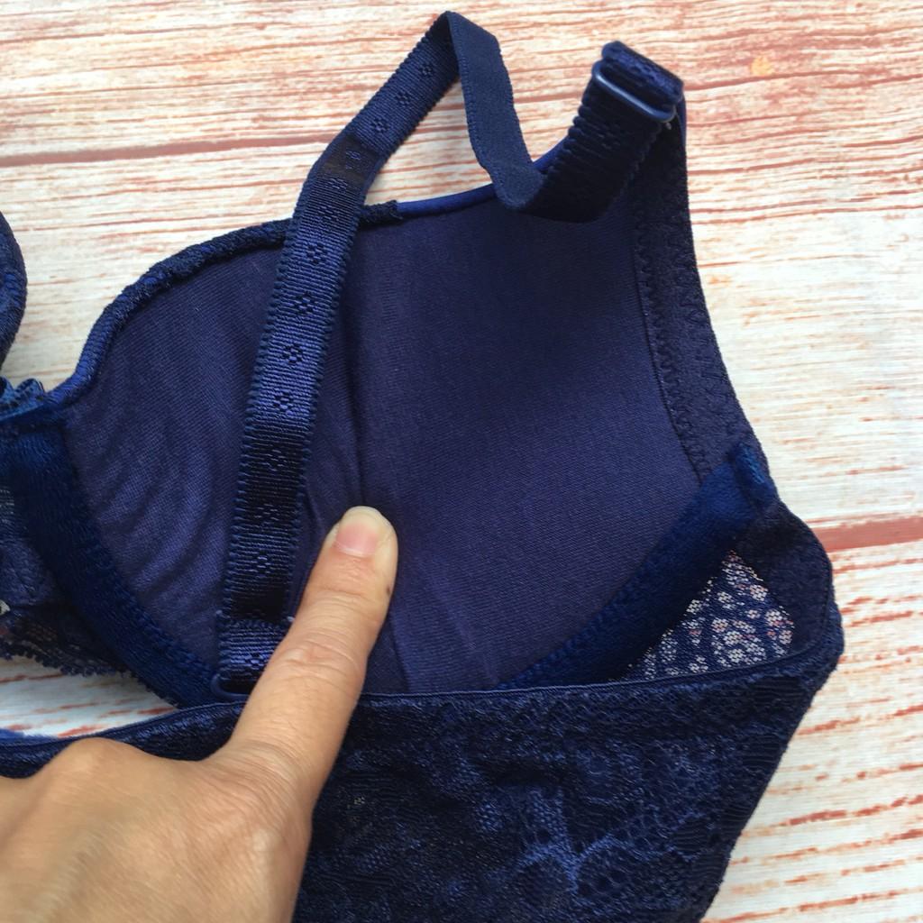 ÁO LÓT RUBY mút vừa phối ren họa tiết cánh bướm - ALN04