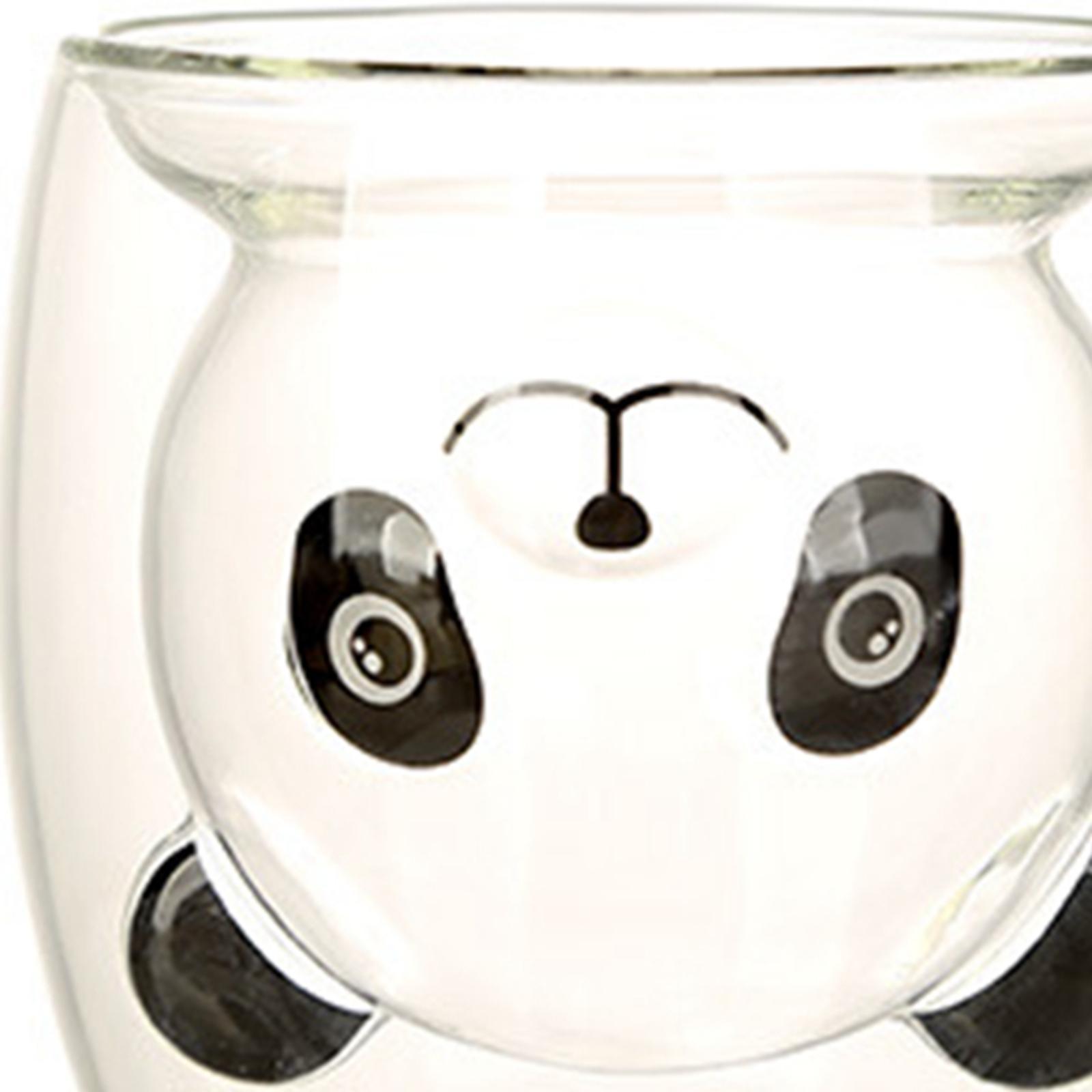 Double Wall Insulated Coffee Mug Cute Cartoon Panda for Kitchen Home Party