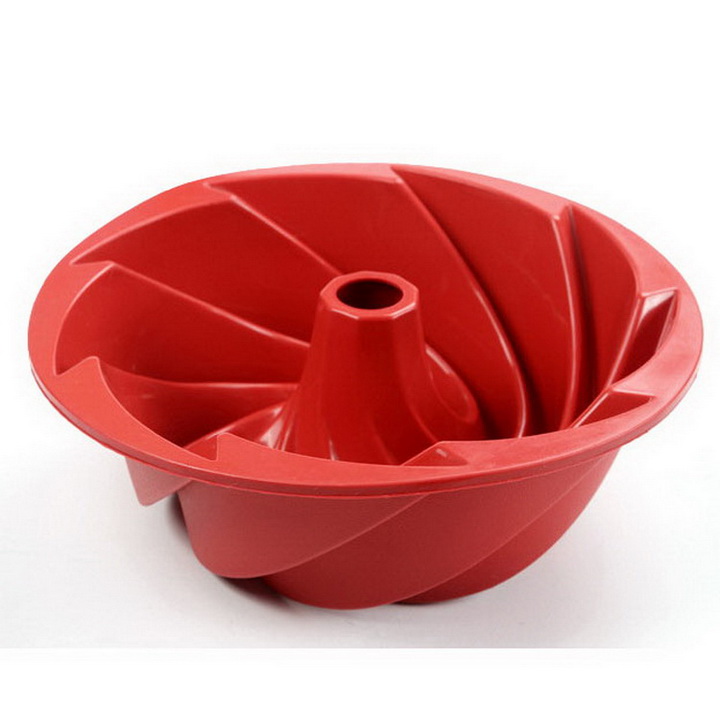 Khuôn silicon làm bánh, rau câu hình xoắn ốc loại 20 cm – Mã số 1202