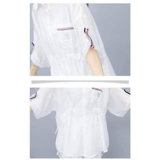 HÀNG NHẬP - SÉT BỘ SHORT ÁO DÂY RÚT EO CỔ SƠ MI