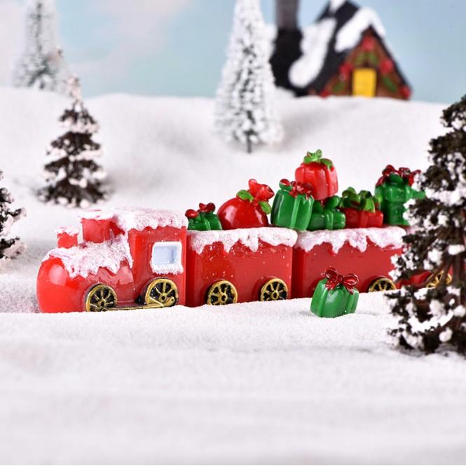 Mô Hình Tuần Lộc, Xe Kéo Của Ông Già Noel - Phụ Kiện Trang Trí Tiểu Cảnh