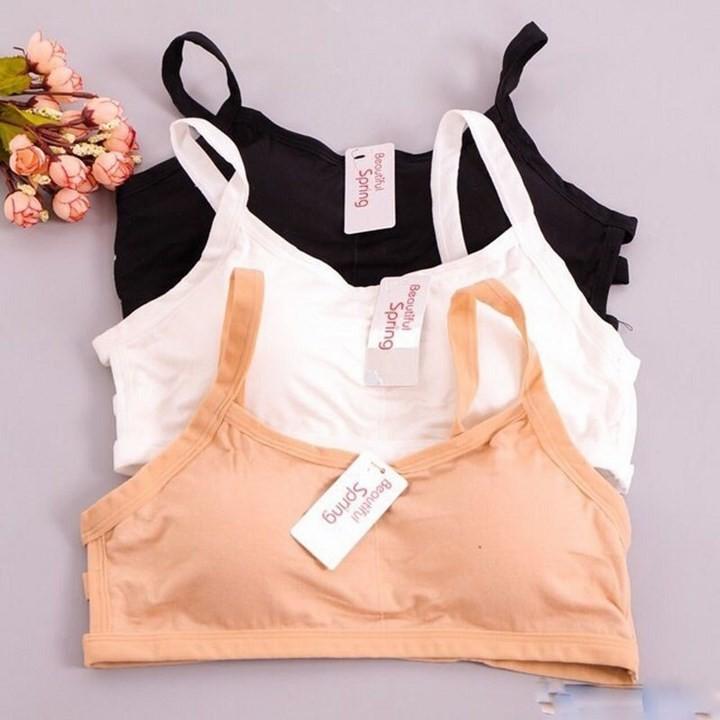 Áo bra cotton 3 dây có đệm ngực