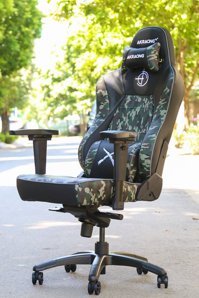 Ghế gaming cao cấp Akracing Premium Camo - Hàng chính hãng