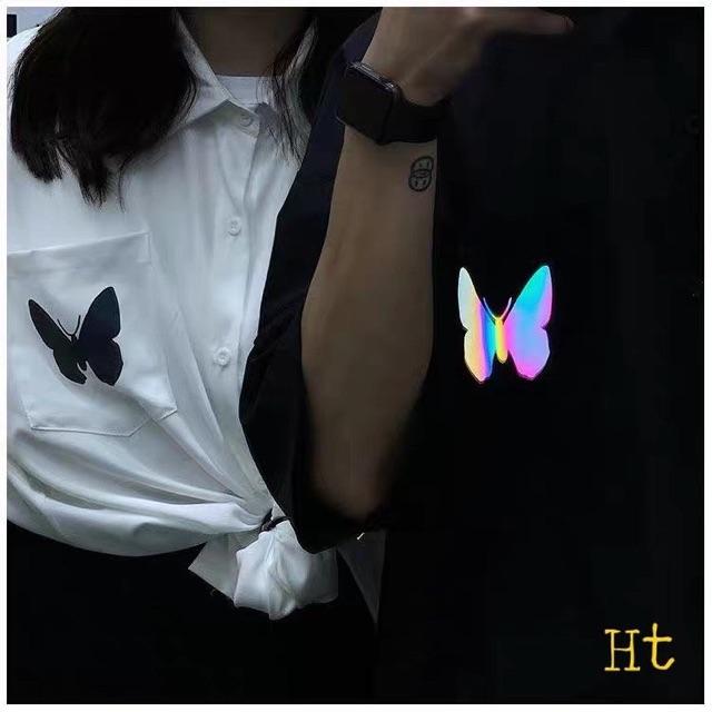 Áo Sơ mi Bướm 7m in túi cộc tay H2K979