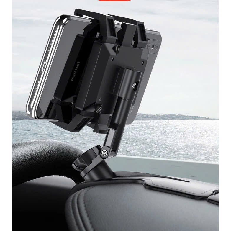 Kệ kẹp điện thoại trên ô tô , giá đỡ kẹp điện thoại trên xe tiện lợi - Hàng chính hãng