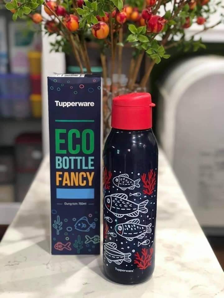 Bình Nước Eco Bottle Fancy 750ml Tupperware - Hàng chính hãng