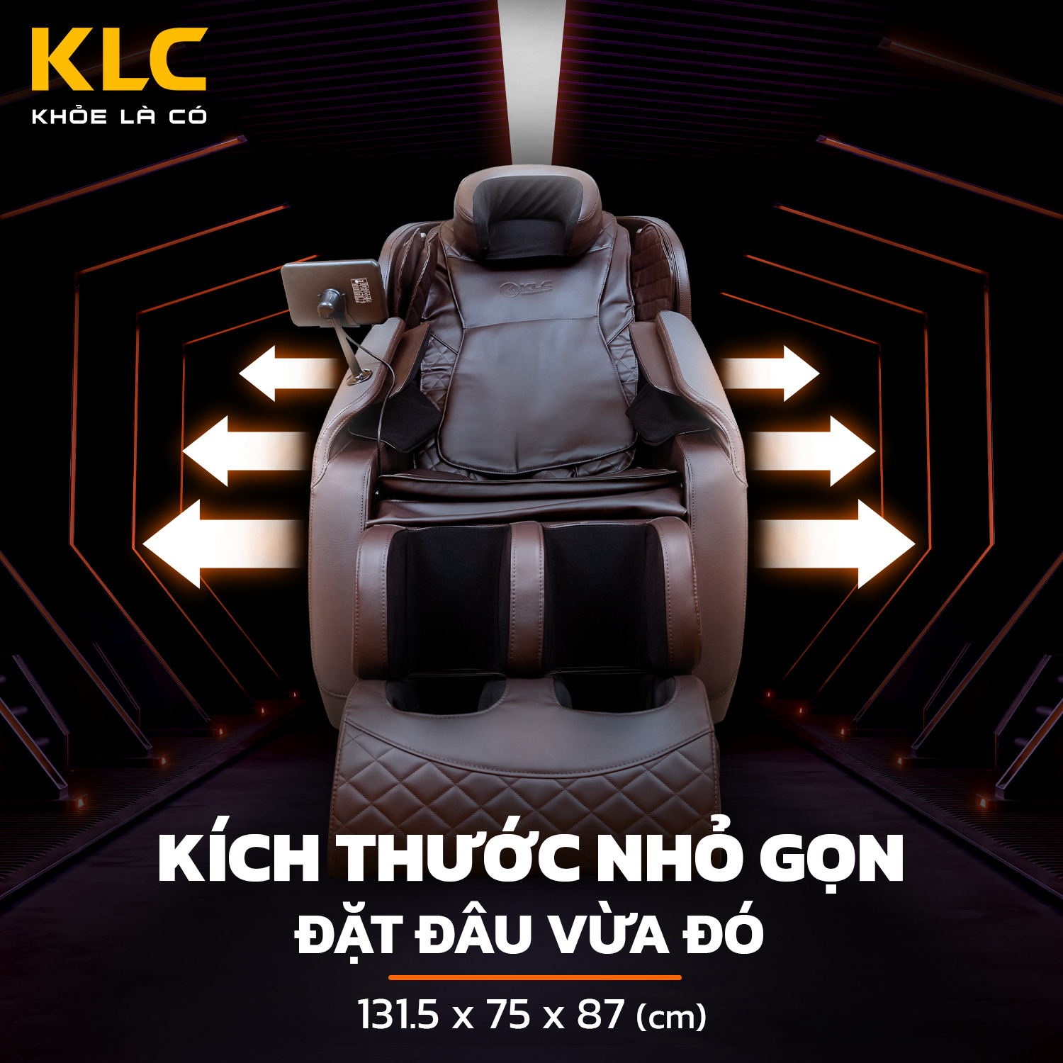 Ghế massage toàn thân KLC K2266S