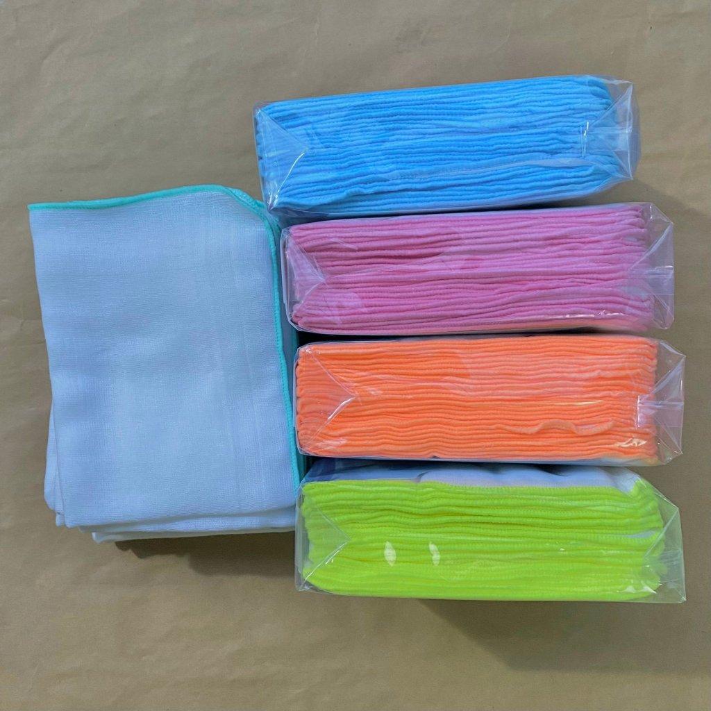Set 10 Khăn Sữa 4 Lớp BabyShark kích thước 25x25cm cho bé - 25x25cm