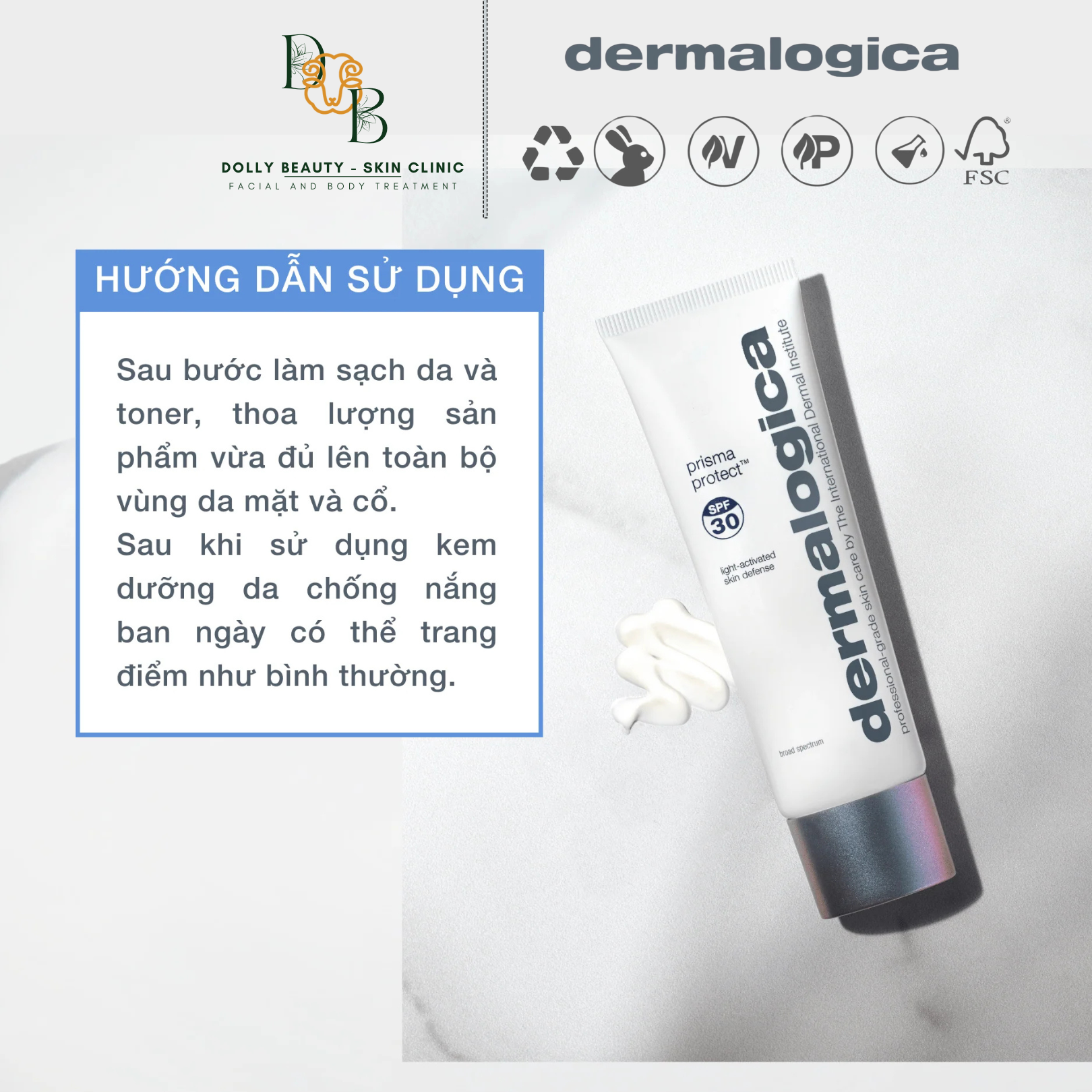 Kem Chống Nắng kích hoạt bằng ánh sáng PRISMA PROTECT của Dermalogica - Dolly Beauty