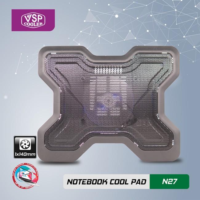 Đế Tản Nhiệt VSP Cooler N27 (1*Fan 14cm)