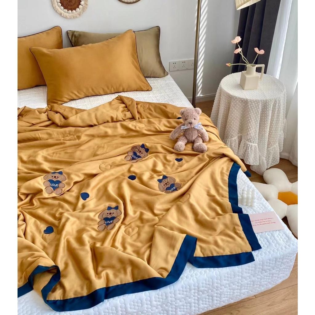 Chăn Tencel Gấu Teddy Hàng Cao Cấp