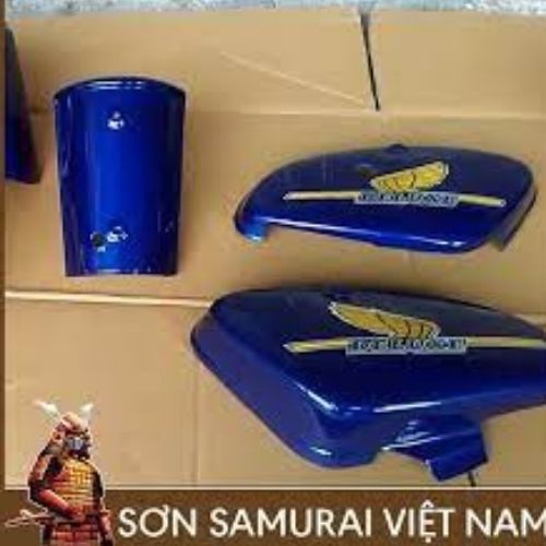 Sơn xịt Samurai Kurobushi - Màu XANH DƯƠNG H195M (400ml)